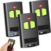 LUIRSAY 3 Pezzi Telecomando Cancello Compatibile con Benincà TO.GO 2VA, Telecomando Garage 433,92 MHz 2 Canali, Telecomando con Doppio Codice Advanced Rolling Code e Rolling Code