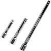 HENYQANN 3 Pezzi Set di Prolunghe per Chiavi a Bussola a Cricchetto 1/2 (75MM/125MM/250MM) per Chiavi a Bussola a Cricchetto