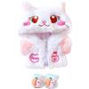 niannyyhouse Vestiti per bambola di peluche da 20 cm, giacca con cappuccio, scarpe da 20,3 cm, accessori per bambole (rosa)
