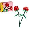 LEGO Rose 40460 - Giocattolo da costruzione per bambini, ragazze e ragazzi, dagli 8 anni in su, rose artificiali per decorazione e esposizione della casa, regalo per la festa della mamma