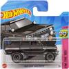 Hot Wheels - 1988 Jeep Wagoneer - HW: The 80s 5/10 - HKJ63 - Carte Carte - Camion fuoristrada - Nero metallizzato - Mattel 2023