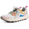 FLOWER MOUNTAIN Donna Sneakers Basse 0012017817.01.1N04 YAMANO 3 Woman Taglia 41 Bianco/Rosa