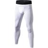 Yanlian Pantaloni Sportivi Uomo da Allenamento Elastici Casual Leggings Uomini Bodybuilding Leggins Ragazzo Palestra Running Compressione Pantalone Skinny Pantaloni Corsa Uomo Casual Bianco L