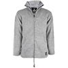 SHAKALOHA LIFE IS FOR LIVING Giacca di lana di alta qualità - M Flyer Collar Grey per uomo/unisex - Cardigan foderato in cotone con colletto alto - Made in Nepal. - L, grigio., L