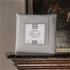 Cassera Casa - Lenzuola Sotto Con Angoli Elastici, 100% Percalle di Cotone 200Tc, Prodotto in Italia, Tinta Unita 18 Colori, Facile Stiro,Matrimoniale - 160x200+35 Grigio Perla