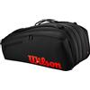 Wilson Borsa per racchette Wilson Clash V3 15PK Racquet Bag Black/Infrared