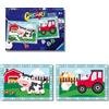 Ravensburger - Creart Serie Junior 2 x Fattoria | Kit Pittura Bambini | Dipingere Con I Numeri Include Tutto Il Necessario | Giochi Bambini 5 Anni O Più | Creart 5 Anni