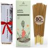 Calmveda incenso Salvia Bianca Da Bruciare - (80 incenso naturale) Salvia Bianca Bastoncini pulito niente carbone incenso,fragranza terrosa | incenso alla white sage incense