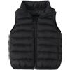 Happy Cherry Bambini Ragazze Giubbotti Autunno Inverno Gilet in piuma d'oca per bambini e bambine con cappuccio e giacca invernale 4-5anni
