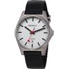 BERNY Orologio Automatico in Titanio per Uomo Orologio Meccanico Classico Bracciolo di Tela 10ATM Antischeggia Lente di Zaffiro Manici Luminosi Orologio Casual da Uomo Moda