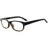 Eyekepper Occhiali da Lettura Montatura Resistente Pratica Lenti Trasparente per Uomini Donne Colore Nero +0.50