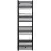 Cordivari Termoarredo Scaldasalviette Lisa 22 H 1160 L 400 Verniciato Nero Opaco 20 Elementi Tubolare RAL 9010 Interasse 350 ,