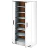 Fores Armadio Scarpiera Fores Modello Basic A 6 Ripiani Cm.55x36x108H Bianco