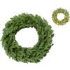 Le Stelle Ghirlanda di Natale Circolare in PVC Diametro 60 cm con 200 Luci LED Incluse