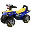 Easycomfort Quad Giocattolo per Bambini 18-36 Mesi con Licenza GOODYEAR con Luci e Suoni Realistici, Blu e Giallo, 60x31x42cm