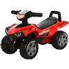 Easycomfort Quad Giocattolo per Bambini 18-36 Mesi con Licenza GOODYEAR con Luci e Suoni Realistici, Rosso e Nero, 60x31x42cm