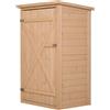 Easycomfort Casetta da Giardino in Legno di Abete Impermeabile, Capanno Attrezzi da Esterno 75x56x115cm
