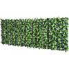 Easycomfort Rotolo Siepe Sempreverde Artificiale Sintetica Finta 1×3m Balcone Recinzione Giardino