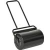 Easycomfort Rullo da Giardino ?32x50cm in Metallo Impermeabile Nero, Serbatoio Fino 38 Litri (Acqua o Sabbia)