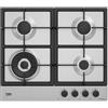Beko Piano Cottura A Gas Beko PractiClean Hiaw64225Sxe 4 Fuochi (L58xP51) Inox