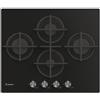Candy Piano Cottura A Gas Candy CVG6DPB 4 Fuochi (L59,5xP51) Vetro Nero