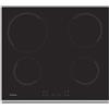 . Piano Cottura Elettrico Candy CH64XB a 4 Fuochi 60 cm VetroCeramica Nero (Lxp) 59x52 con Controlli touch 33801795