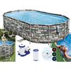 BESTWAY PISCINE STEEL COMFORT PIETRA B/WAY 56719