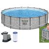 BESTWAY Piscina Fuori Terra Tonda Bestway Steel Pro Max 5618Y