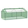 Easycomfort Serra Piccola per Giardino e Balcone con Finestre e Copertura in PE, 180x90x70cm, Verde