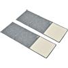 Easycomfort Set 2 Tiragraffi per Gatti da Divano in Sisal e Poliestere, 130x45cm - Grigio
