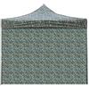 Divina Garden Telo laterale 3x2m militare impermeabile con porta avvolgibile per gazebo richiudibile 3x3mt