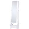 Easycomfort LED Portagioie Armadio per Gioielli con Specchio con Base a Cassettiera cassetto Organizzatore Gioielli e Accessori 45x36x150 cm