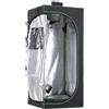 Easycomfort Tenda da Coltivazione Idroponica in Mylar e Oxford 600D per Riflettere la Luce grow box grow tenda 60x60x140 cm