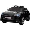 EasyComfort Macchina Elettrica per Bambini 3-5 Anni con Telecomando e cinture di sicurezza, Auto a 12V con Luci e Musica, 3-8km/h, Nero