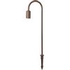 Zambelis LAMPIONE DA GIARDINO GARDEN SPIKES MARRONE IN ALLUMINIO 3000k