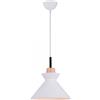 Zambelis LAMPADARIO A SOSPENSIONE Zambelis BIANCO E DECORAZIONE IN LEGNO