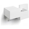 Tecnico by Sforzin SIDE SMALL 2 luci applique a parete UP/DOWN attacco GX53 bianca in gesso
