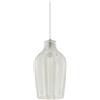 Sikrea SOSPENSIONE IRIS 1 LUCE DIFFUSORE VETRO TRASPARENTE SENZA BASE