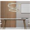 Leolux SOSPENSIONE STRAUSS CRISTALLO 2 CERCI S80 STRUTTURA ORO