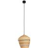 Zambelis SOSPENSIONE Zambelis BAMBOO CON PARALUME OVALE E BASE NERA