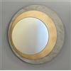 Abitarte SPECCHIO DAVID 58 TONDO CON MARMO E LEGNO