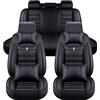MAUWEY Coprisedili Auto in Pelle per BMW X1 E84 F48 X2 F39 X3 E83 F25 X3 G01 F97 X4 F26,Tutte Le Stagioni Set Completo Antiscivolo Coprisedile Protettivo Copri Comfort Interni Styling Accessori