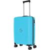 travelite valigia a guscio rigido, 4 ruote, ORBITA, trolley con guscio infrangibile e pratico divisorio interno, chiusura TSA, 55 cm, 37 litri