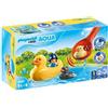 PLAYMOBIL 1.2.3 Aqua 70271 Famiglia di paperelle, Gioco per la Vasca da Bagno per Bambini Piccoli, Primo Giocattolo per Bambini, da 18 Mesi a 4 Anni