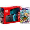 NINTENDO SWITCH V2 1.1 CONSOLE PORTATILE NEON BLUE RED + SNACK WORLD ITALIA