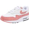 Nike W Air Max 1 '87, Sneaker Donna, White Canyon Pink Summit Bianco Nero, 41 EU