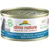 Almo nature cat hfc natural tonno, pollo e formaggio 70gr