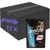PROLIFE Offerta multipack Prolife cat sterilised grain free sensitive maiale 85gr x 12 pz