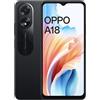 OPPO A18 4G (6.56) 4GB RAM 128GB Glowing Black SMARTPHONE GARANZIA ITALIA