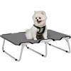 PawHut Brandina per Cani Piccoli Pieghevole per Interno ed Esterno, Metallo e Tessuto Oxford, 71x58x20 cm, Grigio